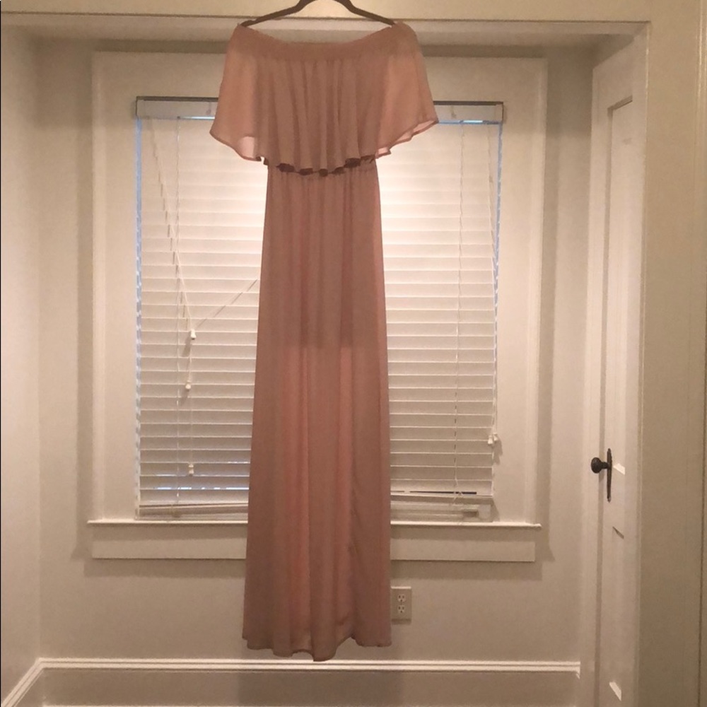 Show Me Your Mumu Maxi Dress - Dusty Blush - S